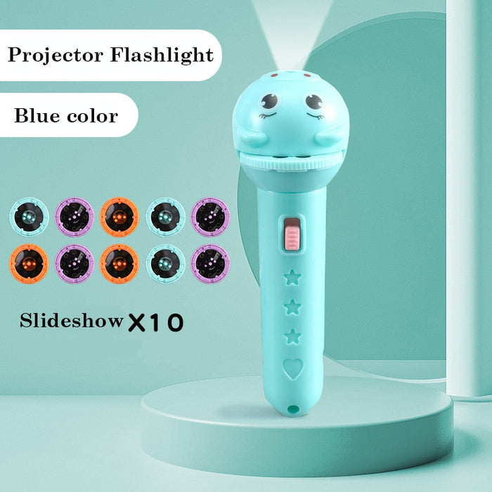 Children's  Early Education Luminous Projection Flashlight Toy